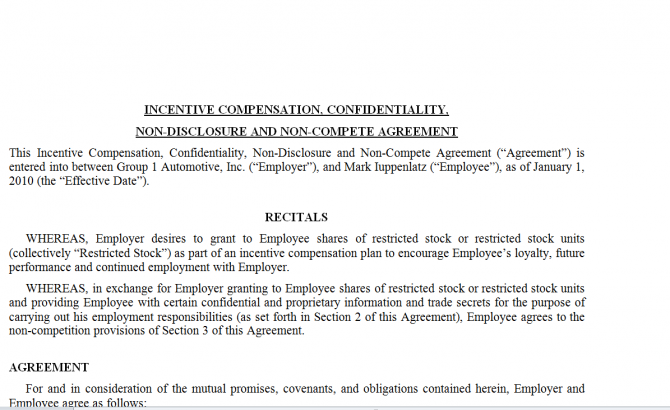 Non-Disclosure Agreement. Робочий зразок №6 изображение 1