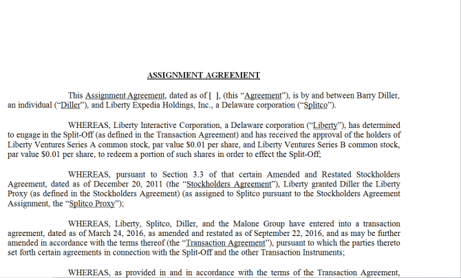 Assignment Agreement. Робочий зразок №14 зображення 1