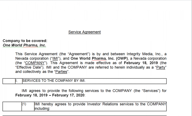 Service Agreement. Робочий зразок №3 изображение 1