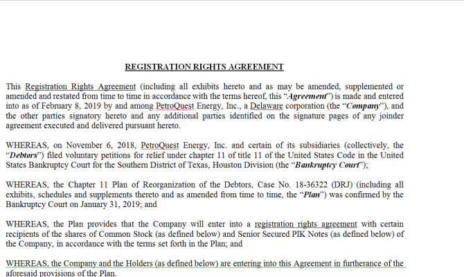 Registration Rights Agreement. Робочий зразок №8 изображение 1