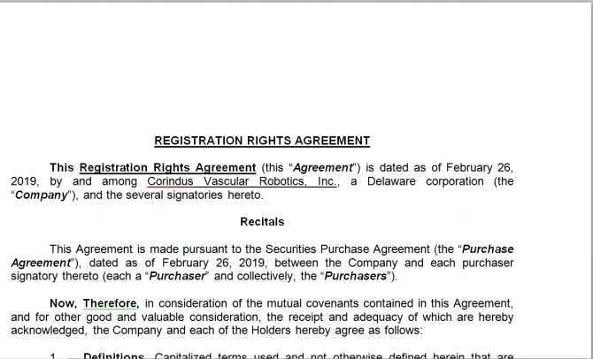 Registration Rights Agreement. Робочий зразок №27