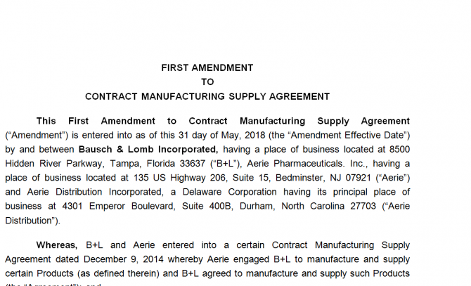 Supply Agreement. Робочий зразок №6 изображение 1