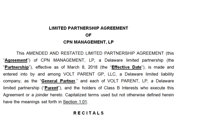 Limited Partnership Agreement. Робочий зразок №8 зображення 1