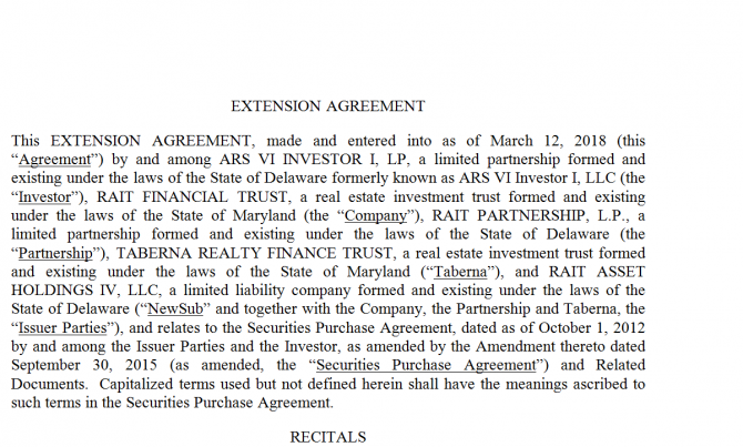 Extension Agreement. Робочий зразок №8 изображение 1