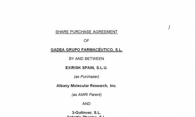 Equity Purchase Option Agreement. Робочий зразок №1