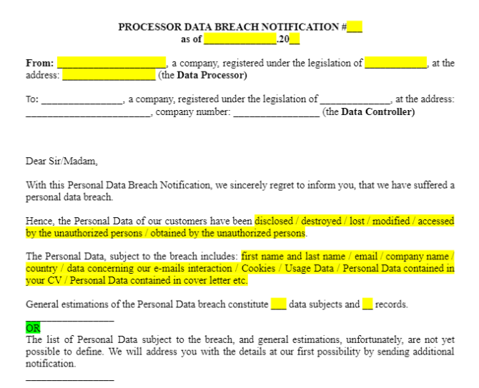 Processor data breach notification зображення 1